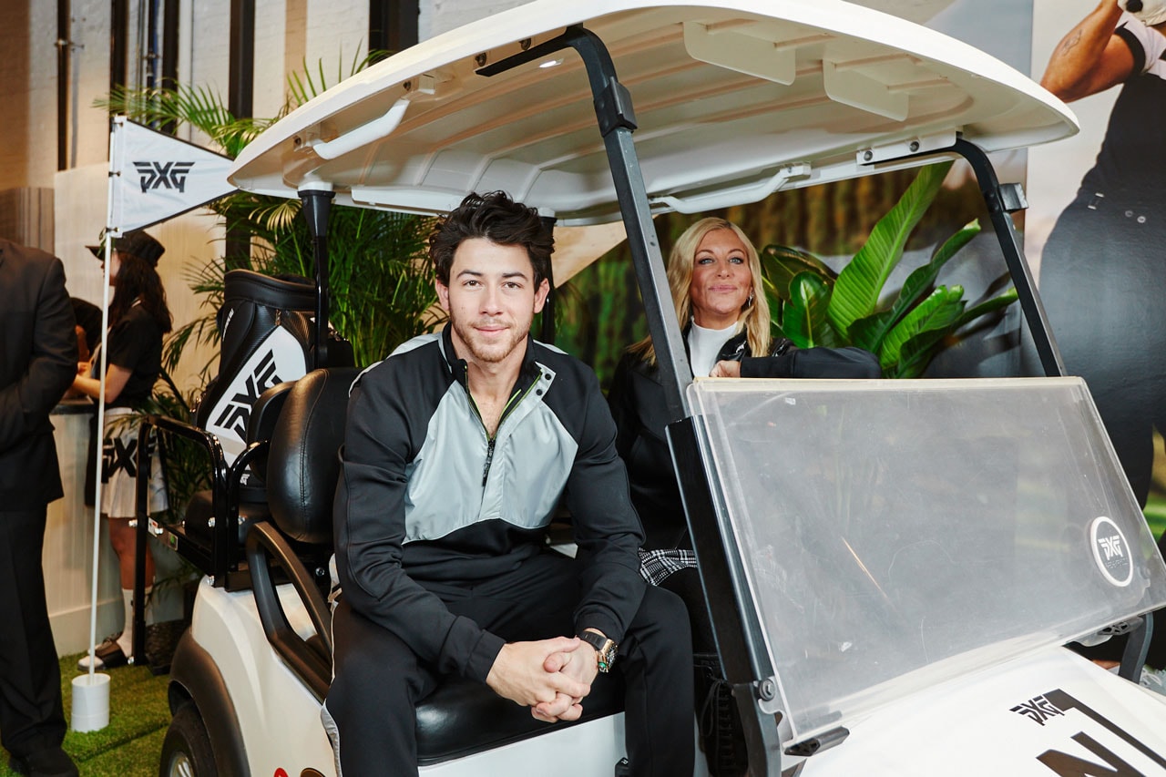PXG Scottsdale National Golf Course Soho Pop-Up November 15 PXG x NJ Capsule Collection Apparel Singer Nick Jonas Trousers Sliders Polos Joggers