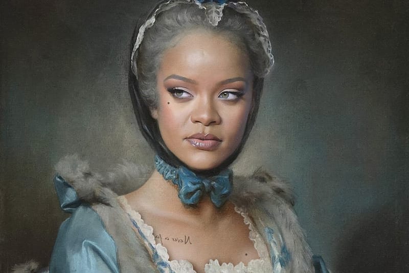 Rihanna and Beyoncé Are Immortalized In Digital Renaissance-Style Paintings