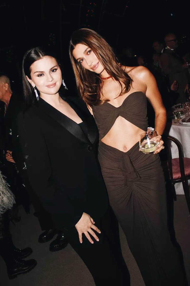 selena gomez hailey bieber photos first time interview 