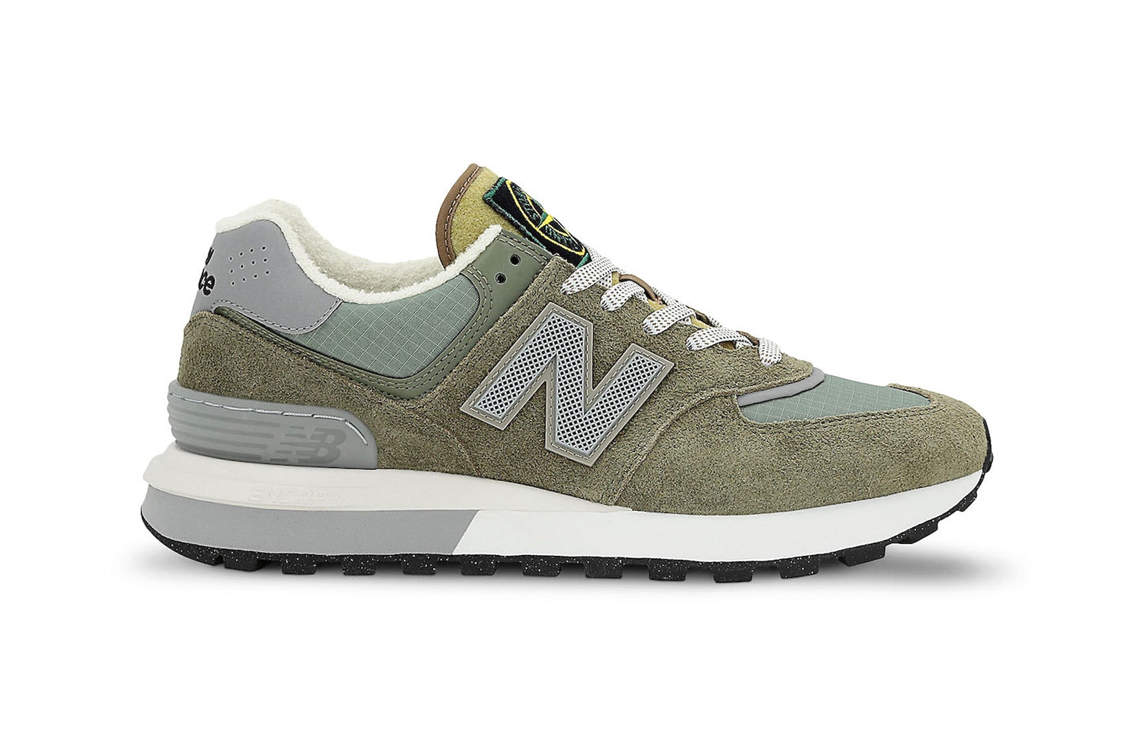 Stone Island New Balance 574 Collaboration Images RElease Info