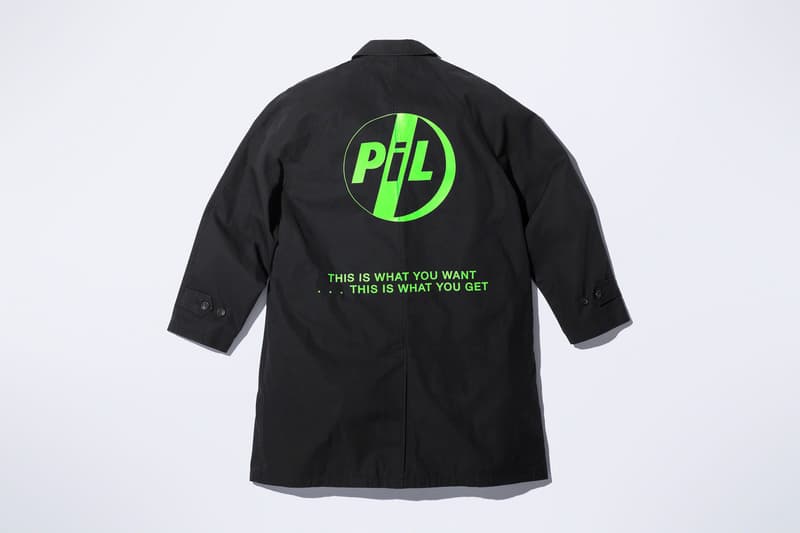 Supreme Public Image Ltd Punk Band Collaboration John Lydon Release Images