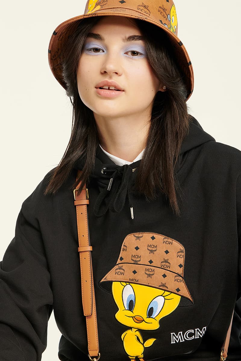 looney tunes mcm tweety bird animation children cartoons collectors items pop ups augmented reality collaboration hoodies t-shirts baseball caps sweaters