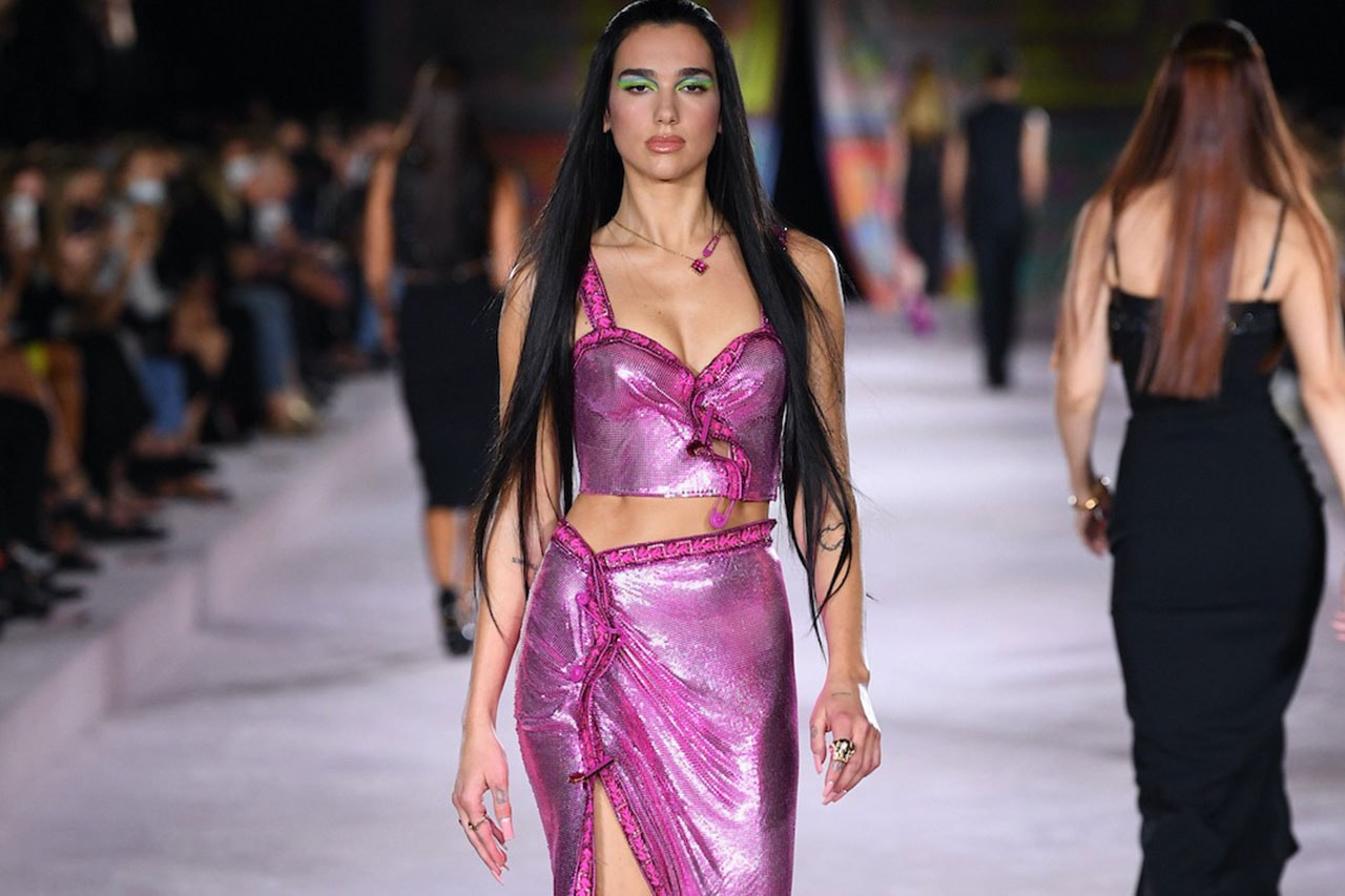 versace fall winter runway show los angeles menswear womenswear
