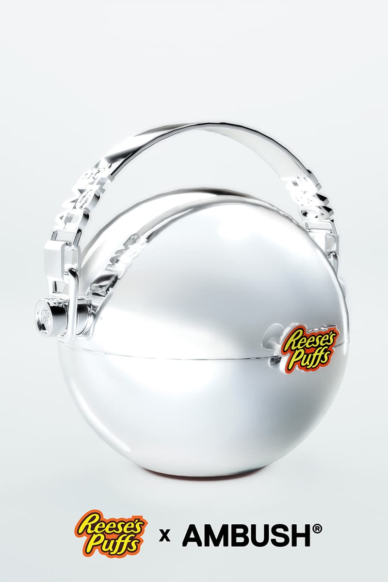 yoon ahn ambush reese's puffs cereal bowl silver chrome