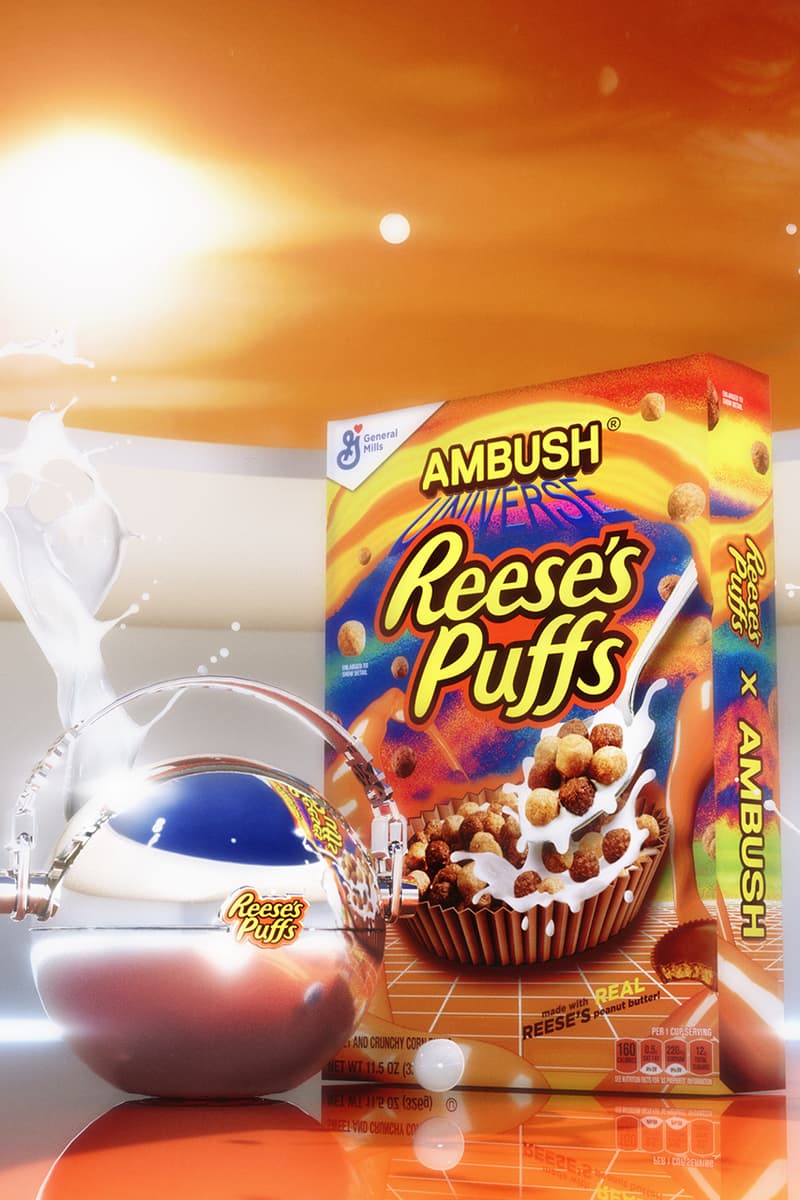 yoon ahn ambush reese's puffs cereal bowl silver chrome