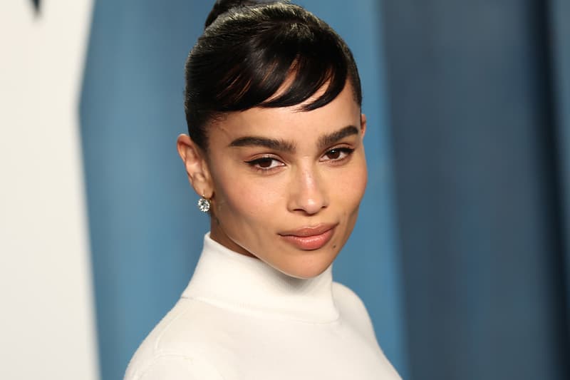 Zoe Kravitz yellow pixie haircut gq