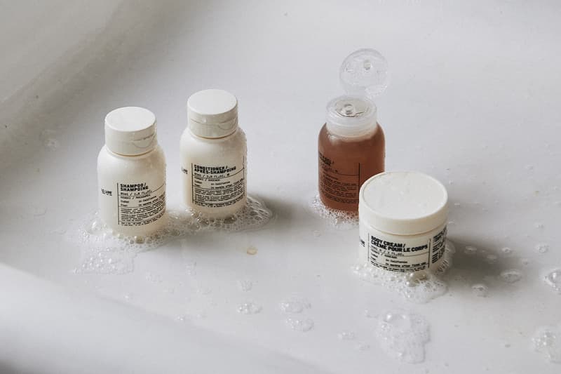  Le Labo Fragrances, New Travel Sets, Hinoki Body & Hair Travel Set, Le Labo Rose 31 and Santal 33 Body & Hair Travel Sets