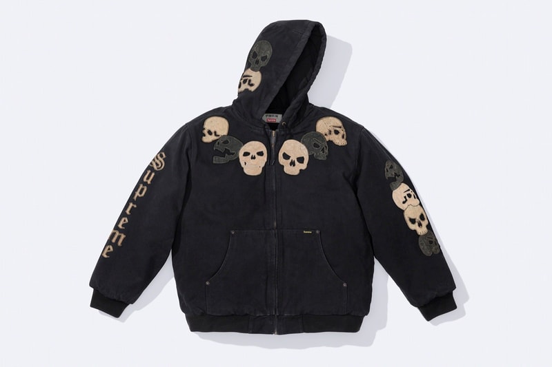 supreme the great china wall collaboration hoodie work pant jacket