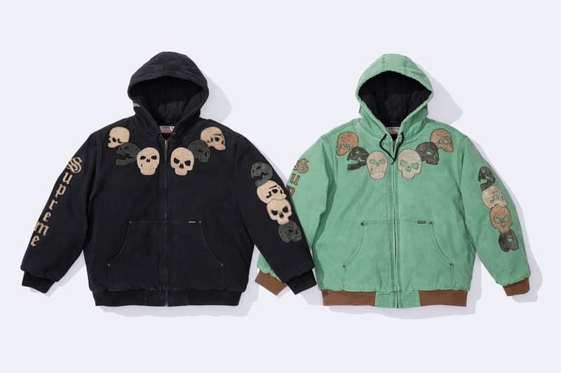 supreme the great china wall collaboration hoodie work pant jacket