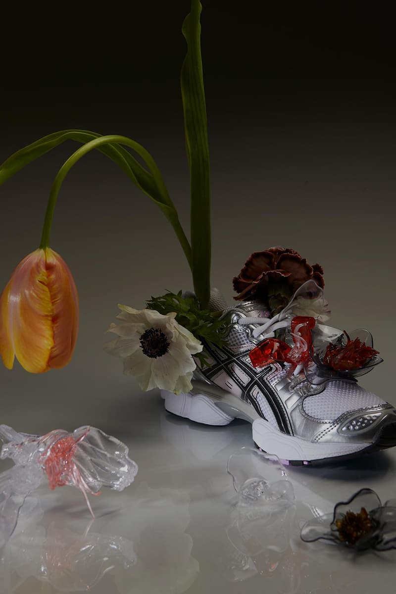 ASICS, Crafts for Mind, Florence Tetier, Nicolas Coulomb, Flowers, Jewelry, Footwear, Sneakers