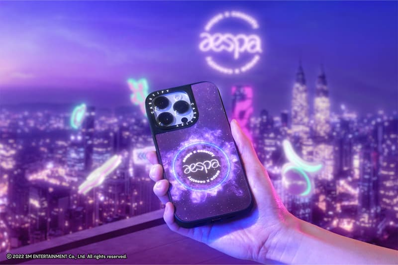 aespa Casetify K-pop Group Phone Cases AirPods Covers Tech Accessories Collaboration Release