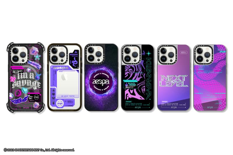 aespa Casetify K-pop Group Phone Cases AirPods Covers Tech Accessories Collaboration Release