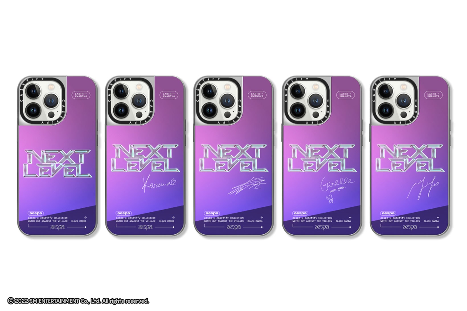 aespa Casetify K-pop Group Phone Cases AirPods Covers Tech Accessories Collaboration Release