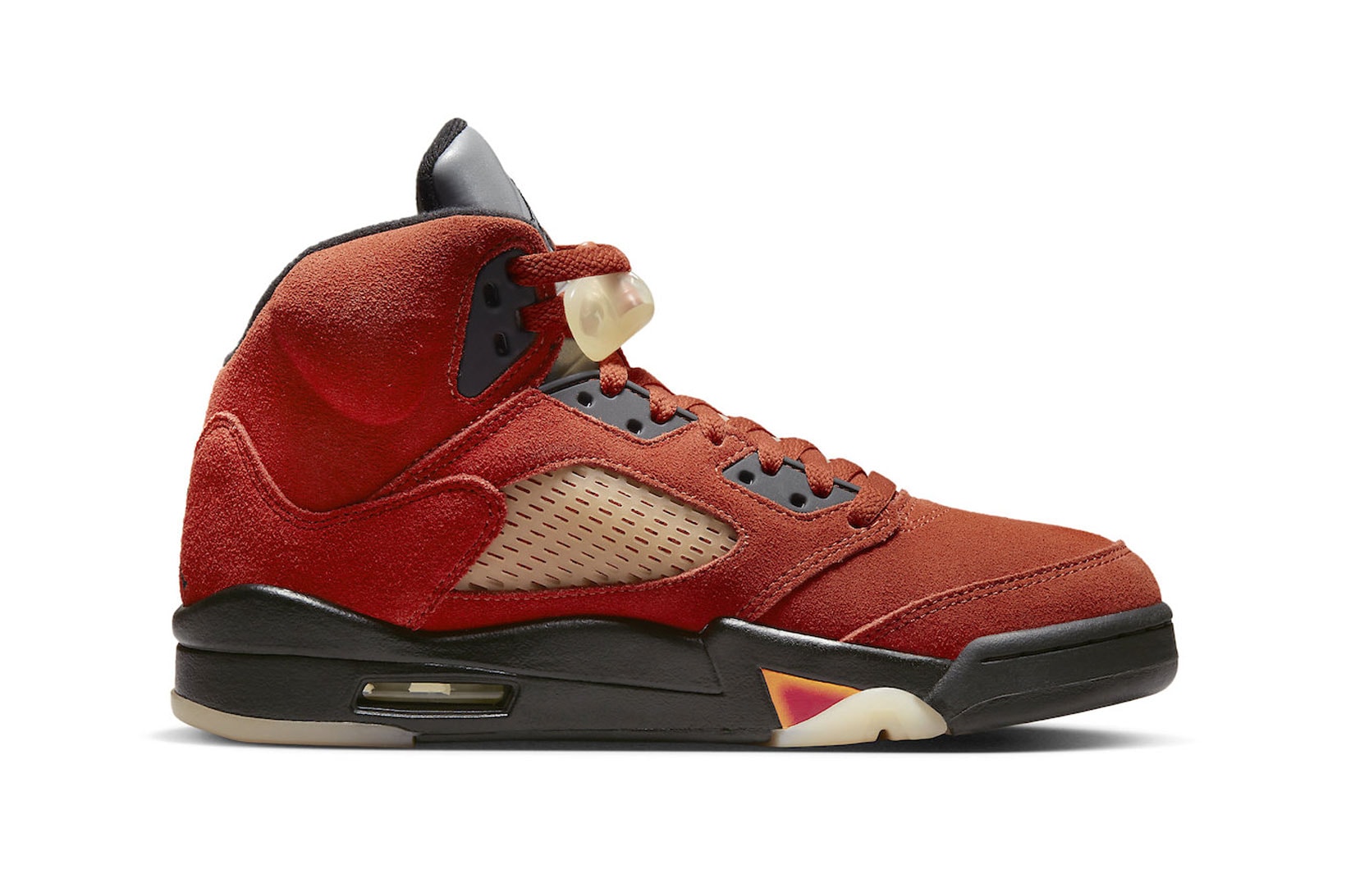 Nike Air Jordan 5 Mars for Her Womens Exclusive Martian Sunrise Fire Red Muslin Images Release