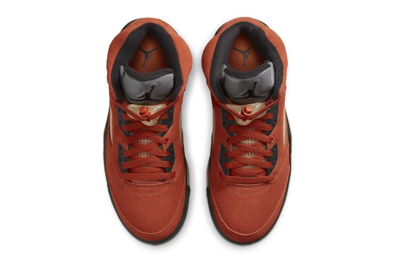 Nike Air Jordan 5 Mars for Her Womens Exclusive Martian Sunrise Fire Red Muslin Images Release