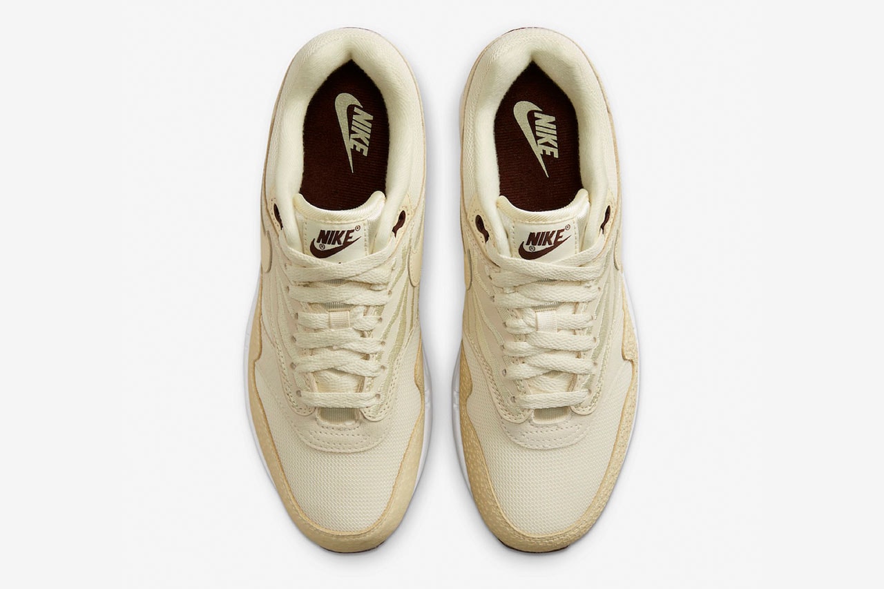 nike air max 1 87 coconut milk gold womens sizing shoe