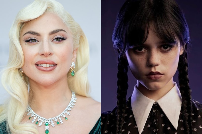 Lady Gaga and Wednesday Addams