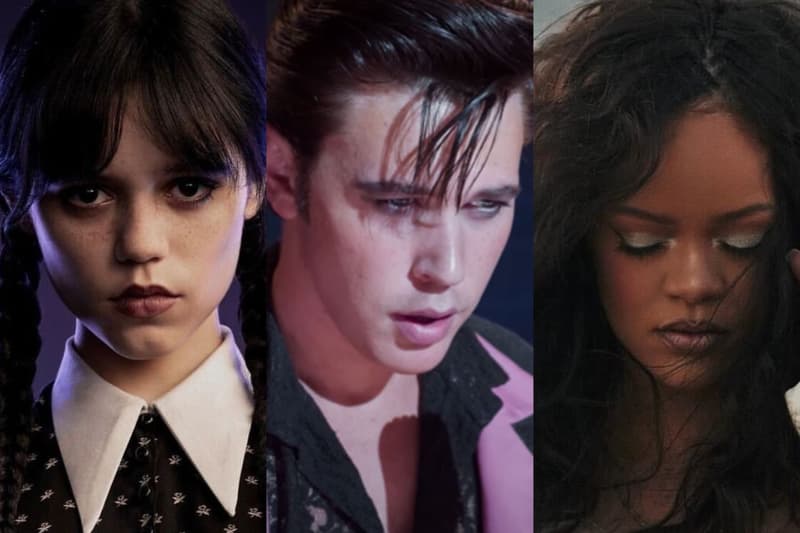 jenna ortega austin butler nominees golden globes 2023 list rihanna selena gomez 