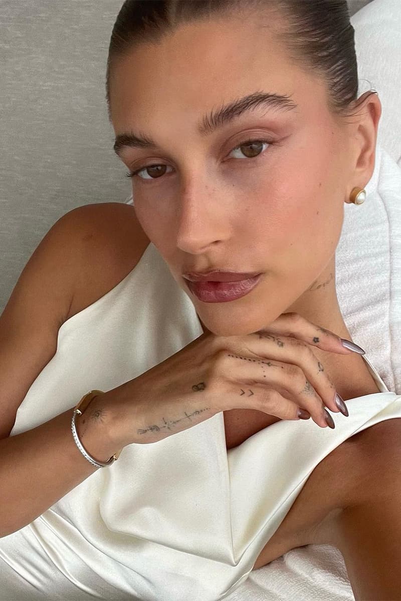 Hailey Bieber glazed donut nails google beauty trends 2022