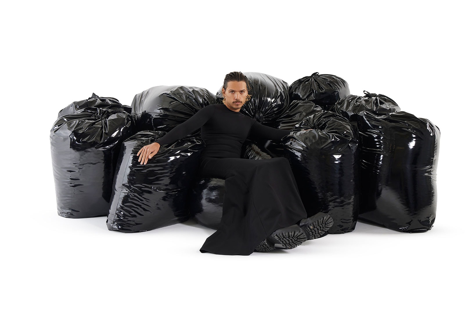 Harry Nuriev "Trash Bag Sofa" Design Miami Couch Crosby Studios Images 