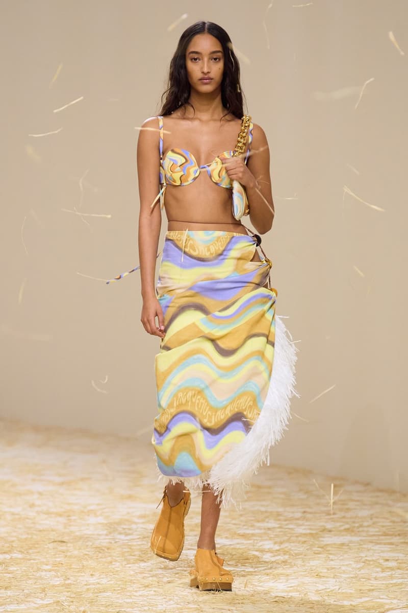 jacquemus spring summer paris runway hay dresses hats