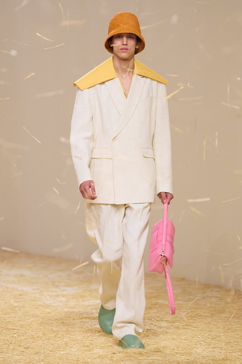 jacquemus spring summer paris runway hay dresses hats