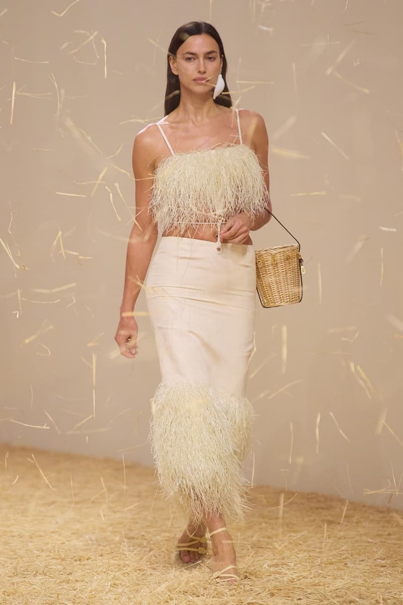 jacquemus spring summer paris runway hay dresses hats