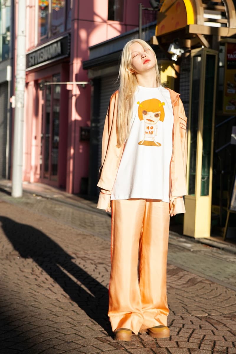 Yoshitomo Nara stella mccartney japan artist design art drawings slogans