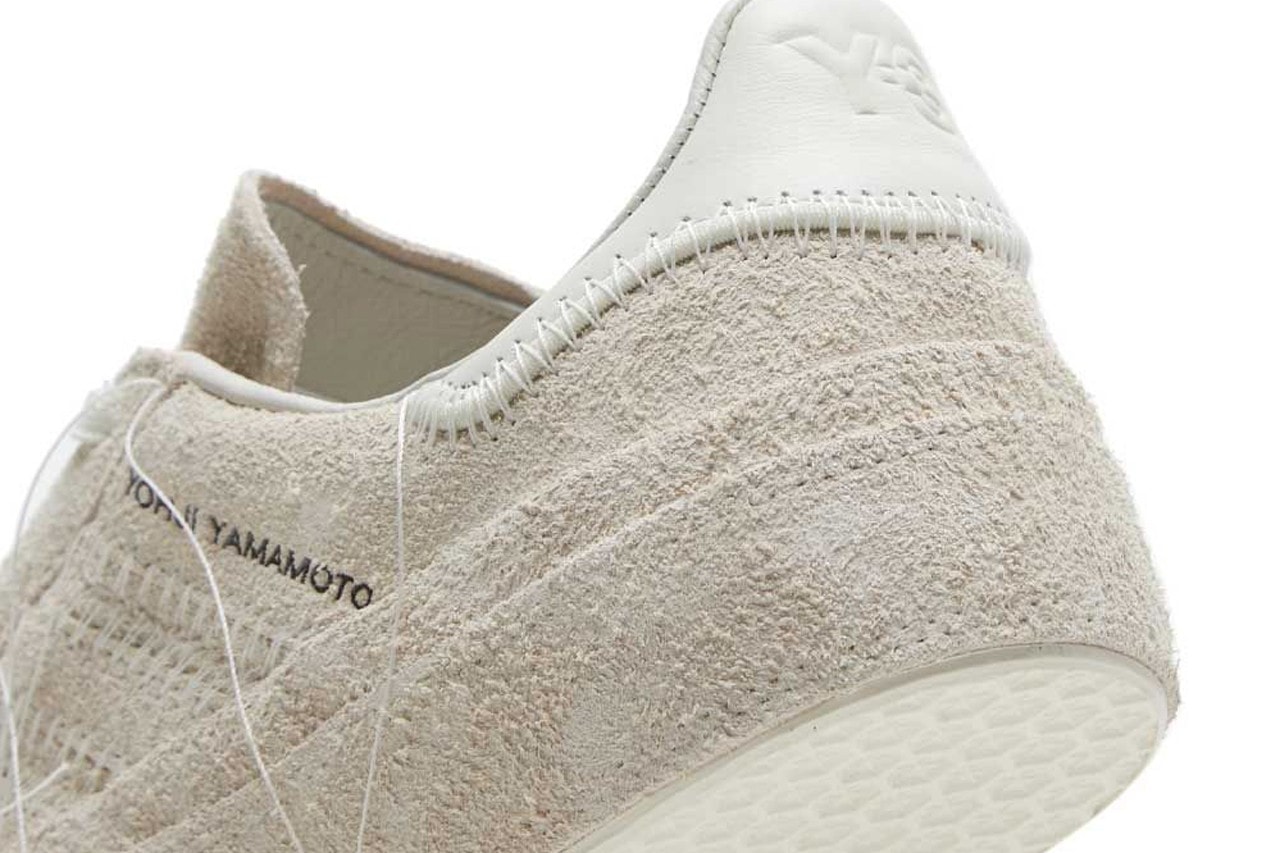 adidas y3 yohji yamamoto suede gazelle sneaker black off white