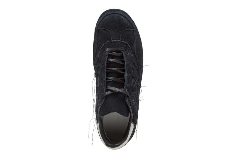 adidas y3 yohji yamamoto suede gazelle sneaker black off white