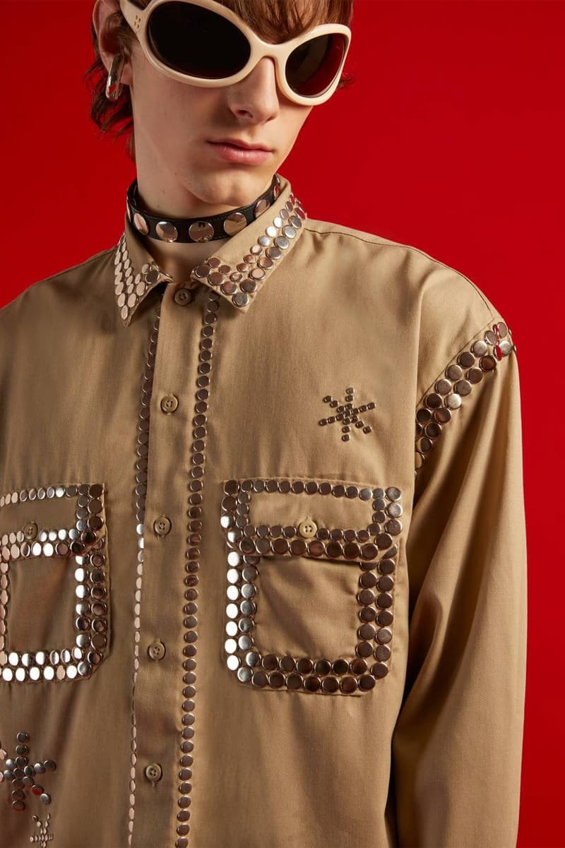 gucci dickies diamonds gold silver studs spikes jackets pants shorts