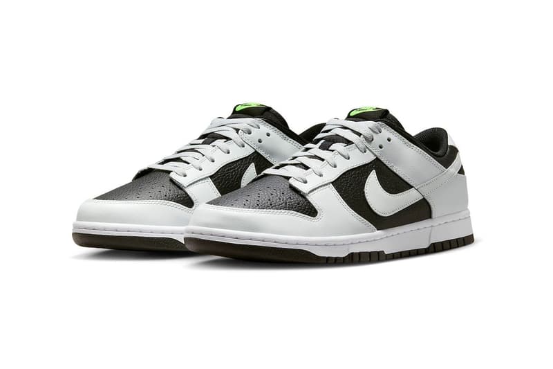 nike sneaker trainer dunk low reverse panda neon green