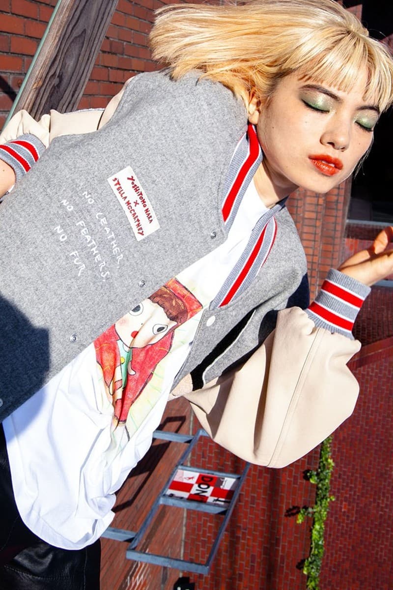 Yoshitomo Nara stella mccartney japan artist design art drawings slogans