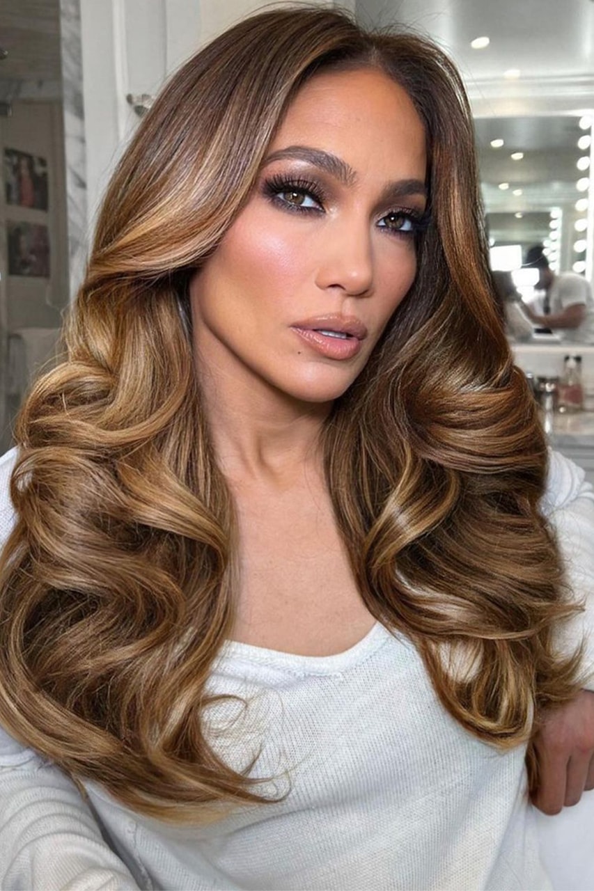 Jennifer Lopez topknot bun hairstyle andrew fitzsimons