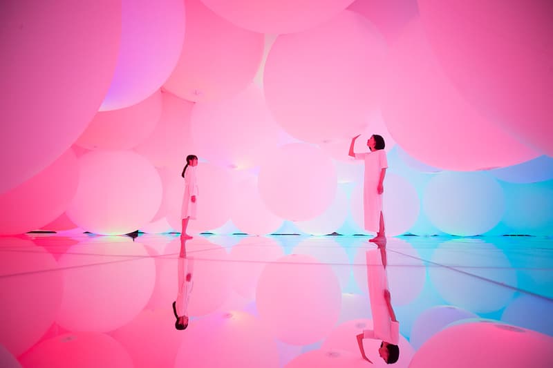 teamlab tokyo art exhibition water garden food