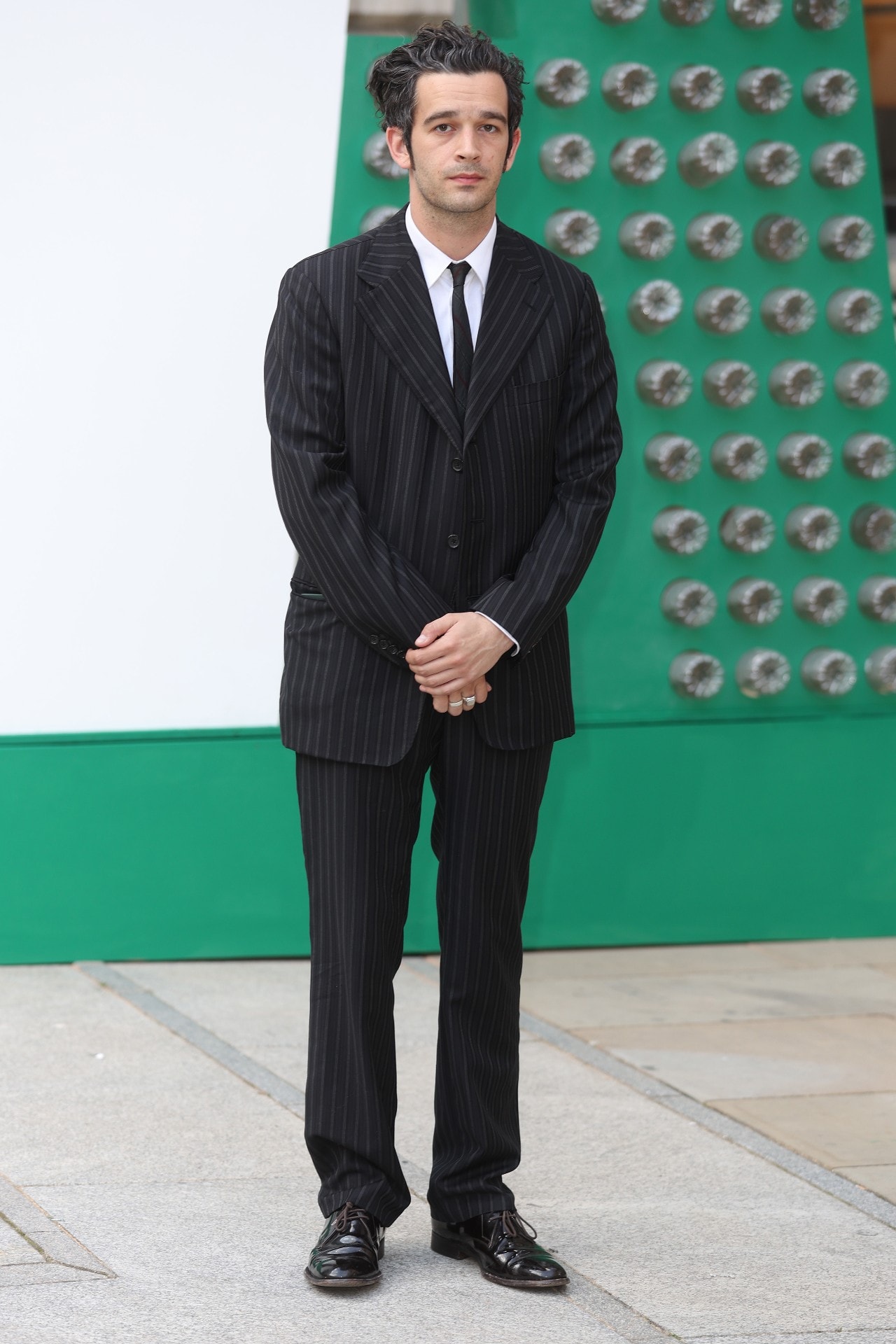 Matty Healy at the The Royal Academy of Arts summer preview party; height