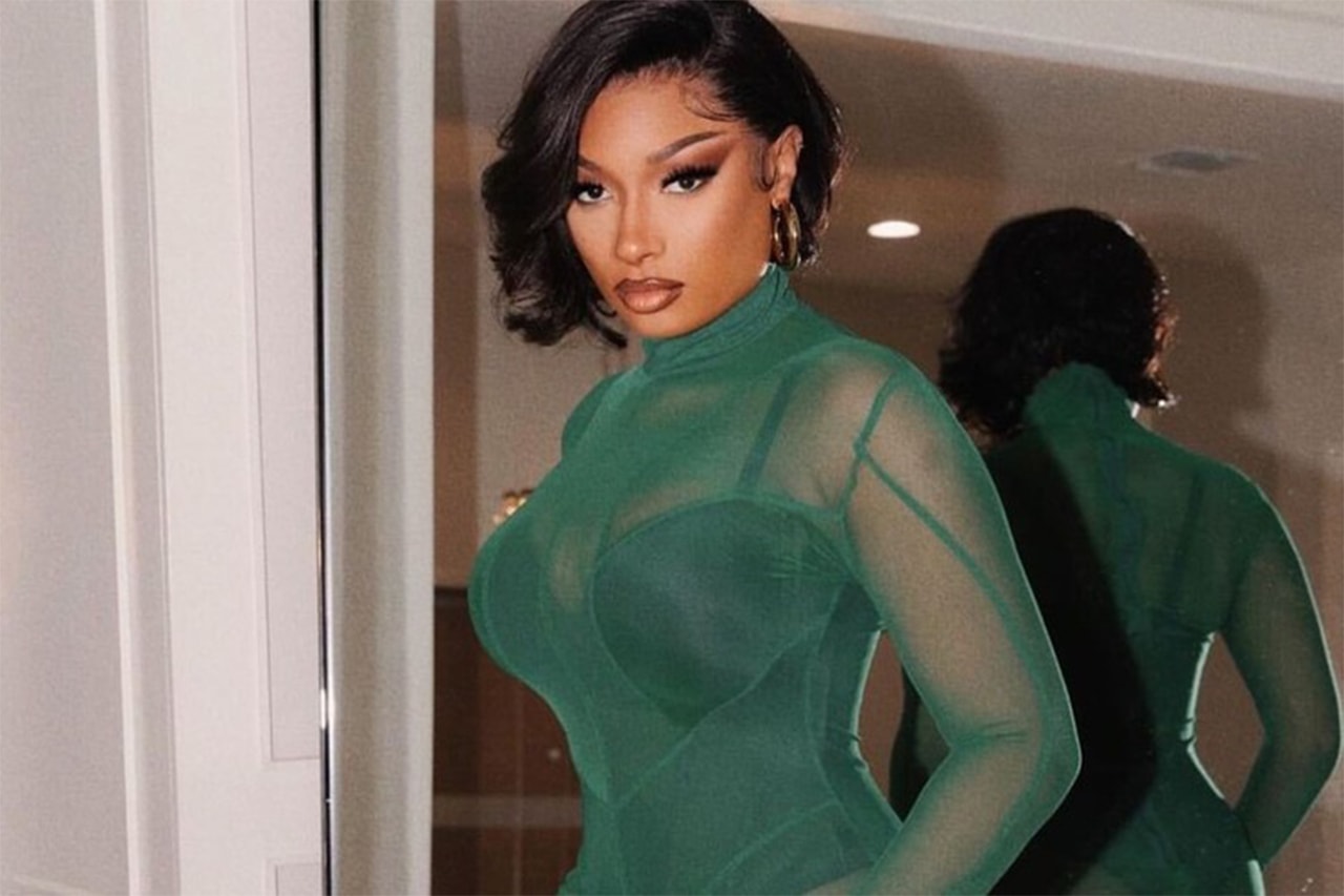 Video: Megan Thee Stallion rocks EXTREMELY short dress with