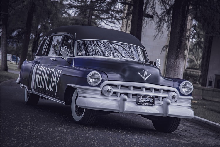 Drive to Nevermore Academy in This 'Wednesday'-Themed Cadillac Hearse