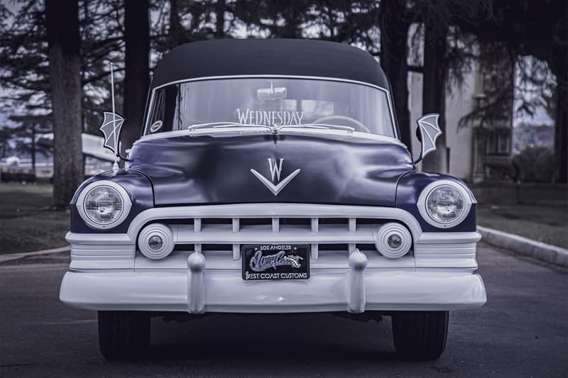 Netflix Wednesday-Themed Car 1950 Cadillac Hearse Turo Booking Info