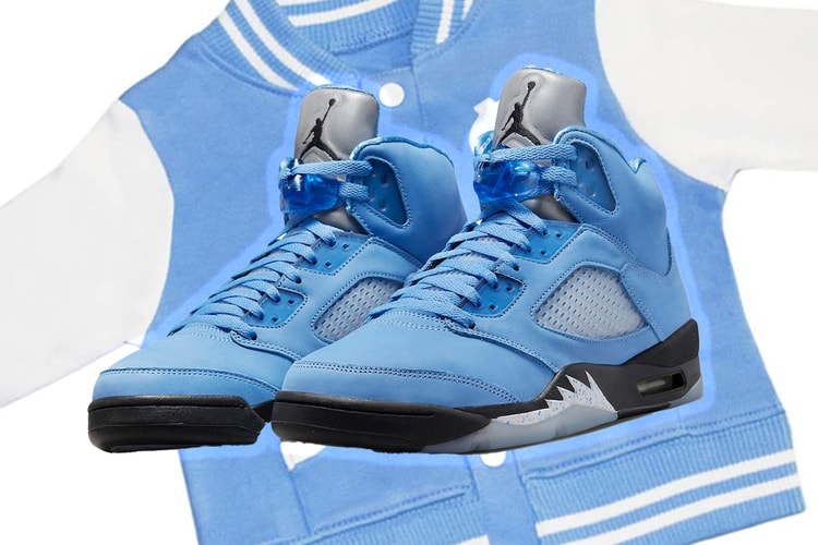 The Air Jordan 5 Receives a Varsity Treatment in "UNC" University Blue