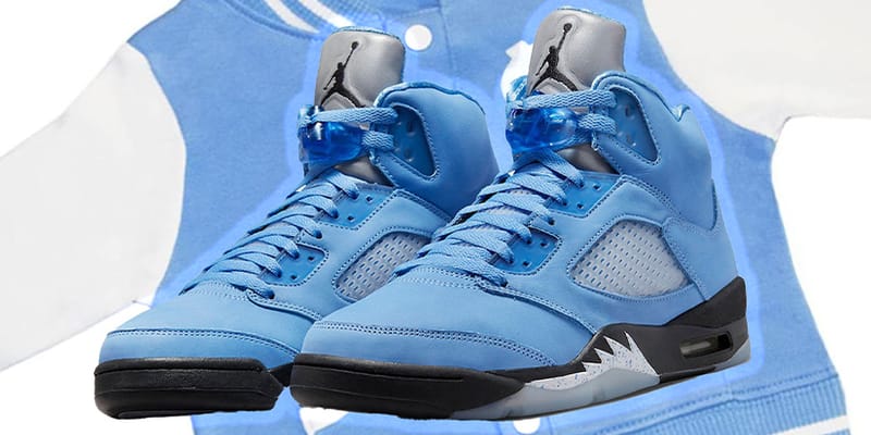 new jordan 5s blue