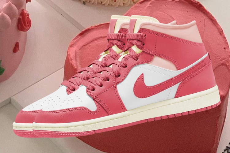 This Air Jordan 1 Mid Is Dripping in "Strawberries and Cream"