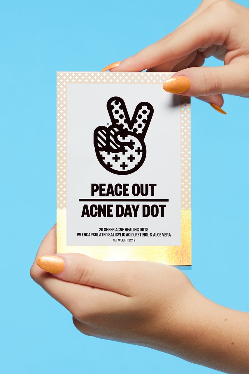 peace out daytime acne dots skincare blemishes breakouts salicylic acid aloe vera retinol skin barrier