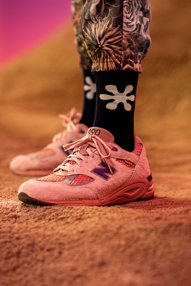 Salehe Bembury New Balance 990v2 Sand Be the Time Collab Release Date Images