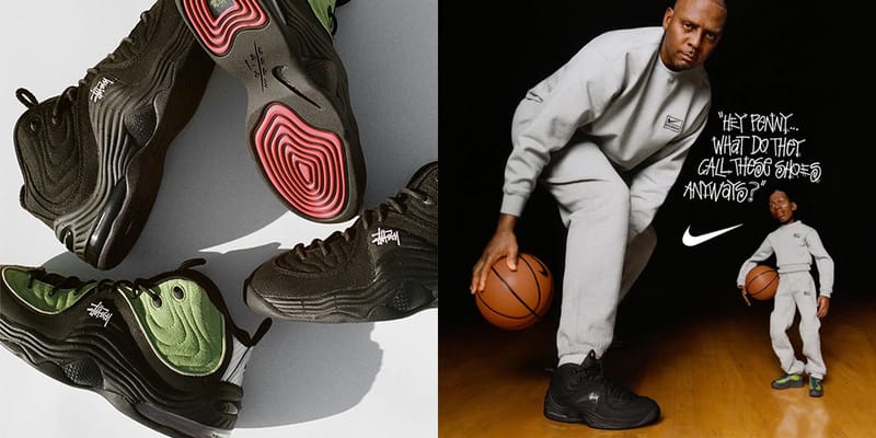 Stussy × Nike Air Penny 2 ステューシー＆ナイキ Stussy Nike Air Penny 2 \"Fossil\" |