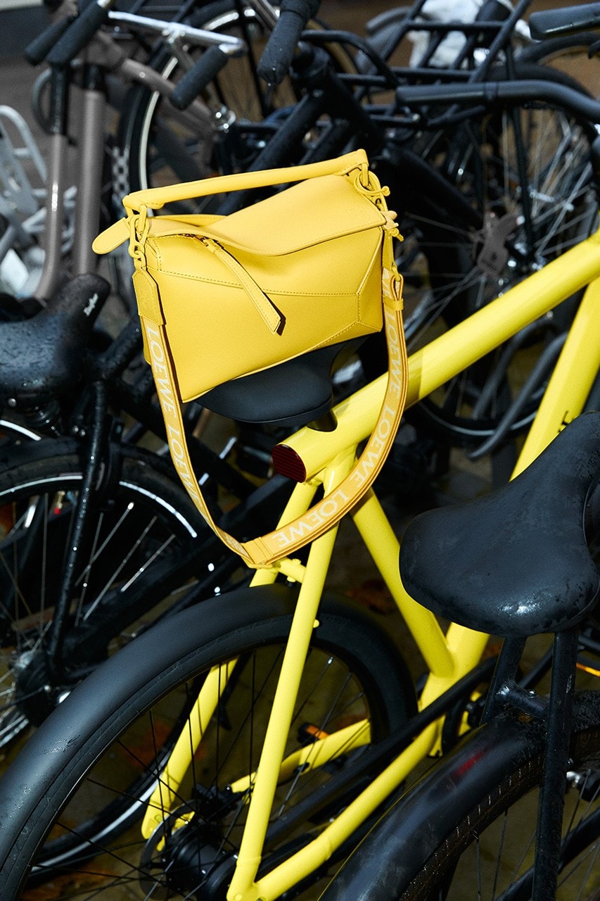 vanmoof s3 e-bikes loewe amsterdam flagship store handbags leather accessories 