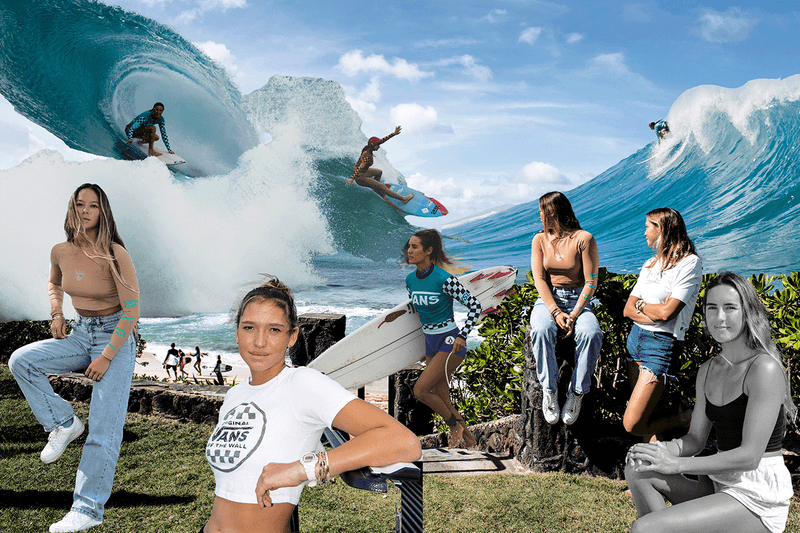 Vans Pipeline Masters Female Hawaiian Surfers Pua DeSoto Bettylou Sakura Johnson Moana Jones Wong