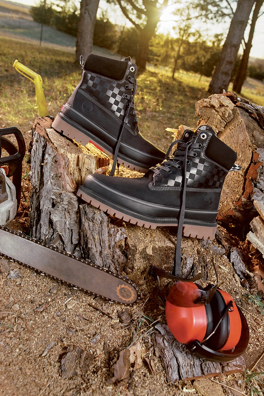 vans timberland collaboration half-cab hiker boots skateboarding shoes