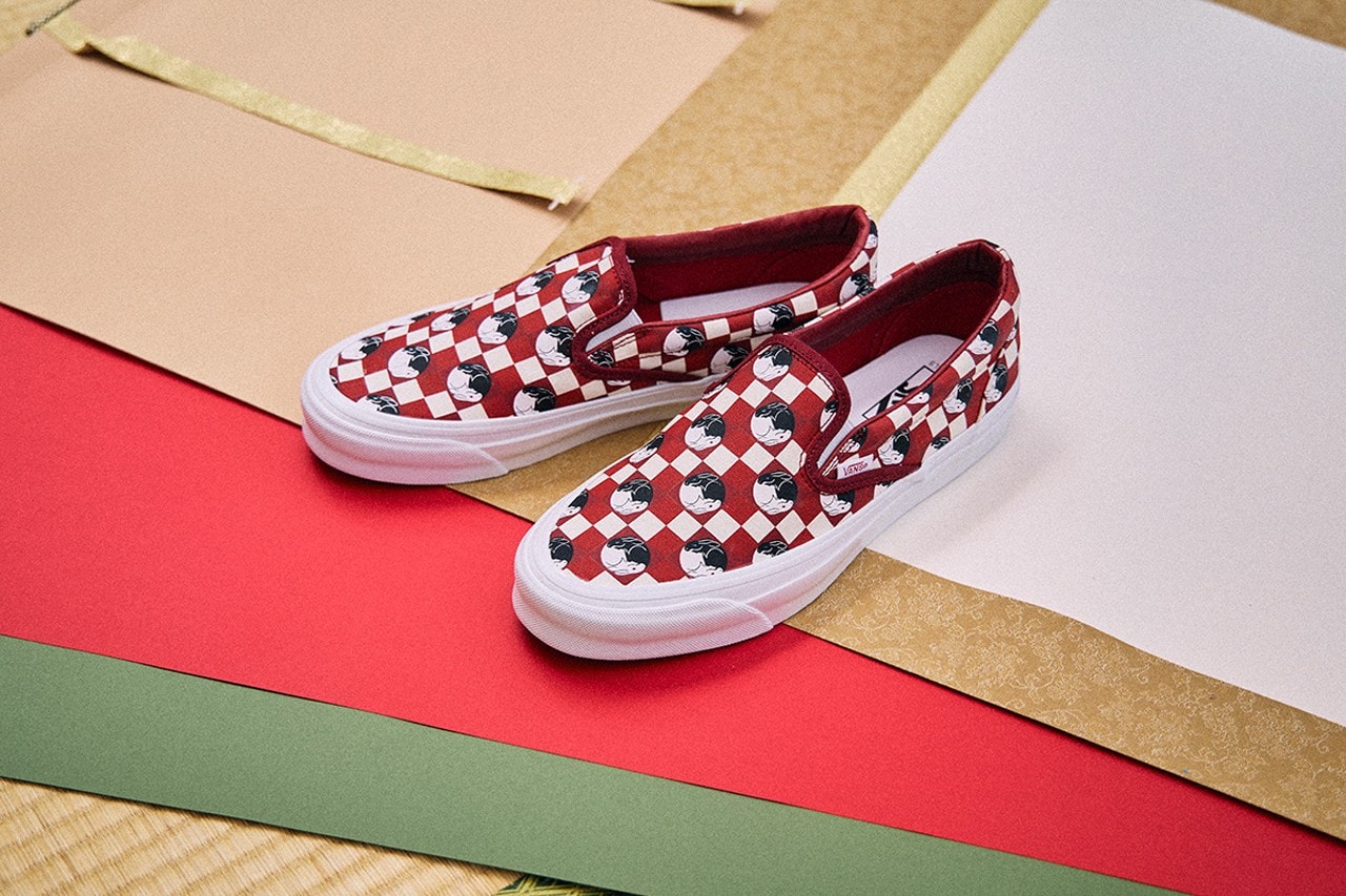 vault by vans billy chinese new year year of the rabbit slip ons footwear