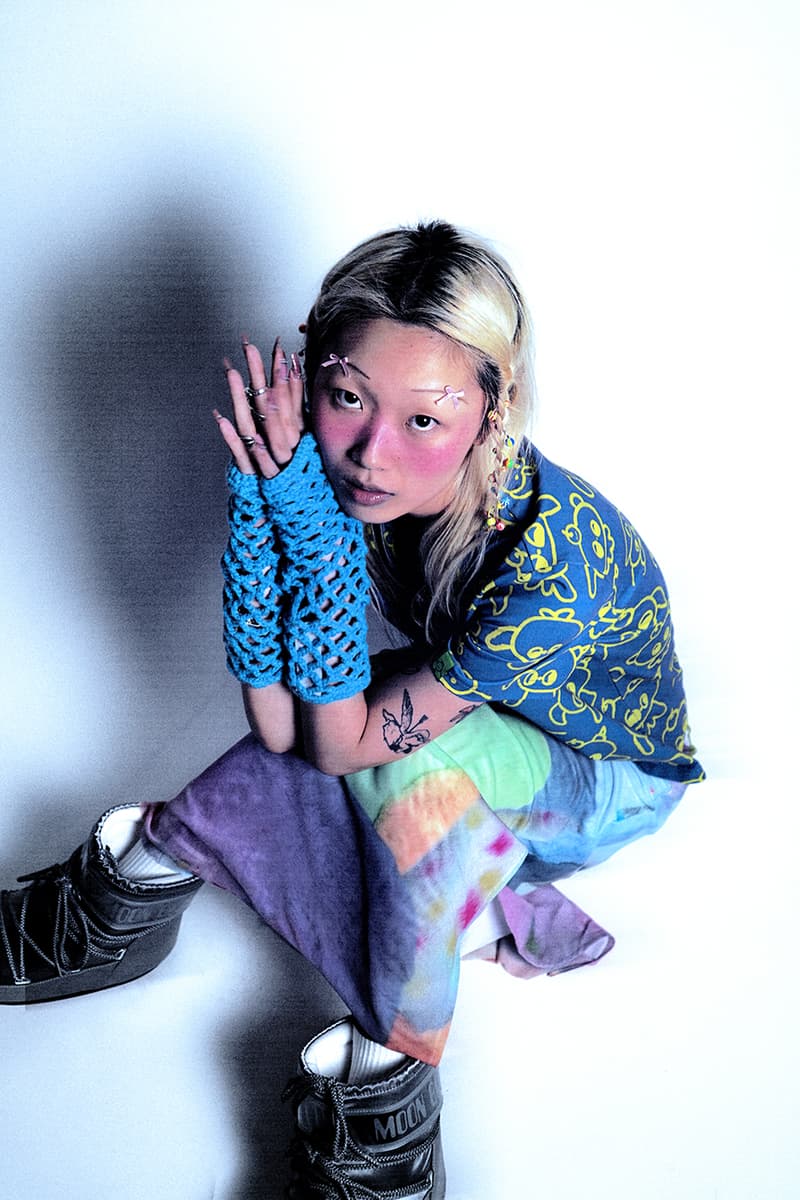 lazy oaf nhozagri collaboration t-shirts pants dresses artwork